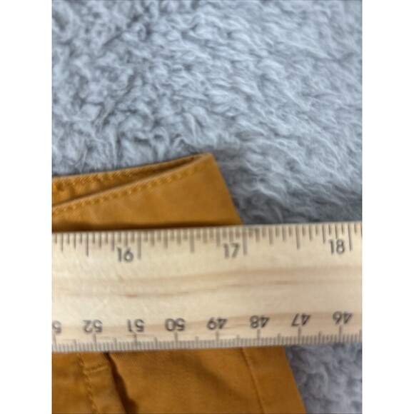 Banana Republic Womens Mustard Chino Pants Size 8 Preppy Classic Casual - Picture 4 of 7